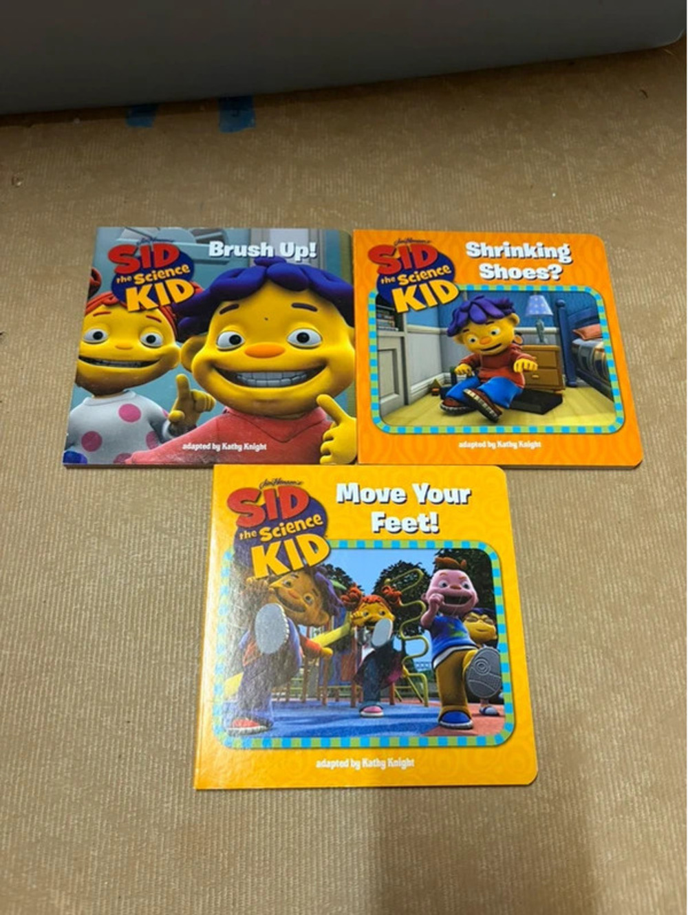 Set of 3 Sid the Science Kid Board books